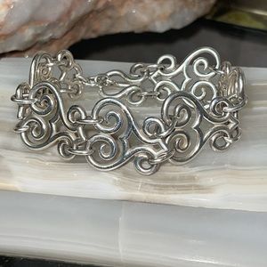Rare James Avery Lyrical Links Bracelet